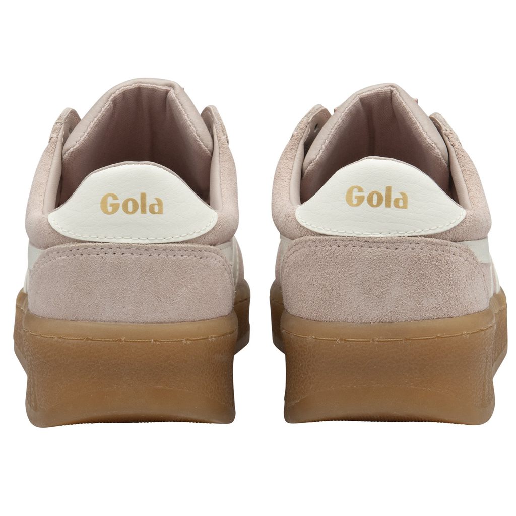 Gola Classics Grandslam Suede Sneakers Rosa Hvite Norge | BPRJFM-340