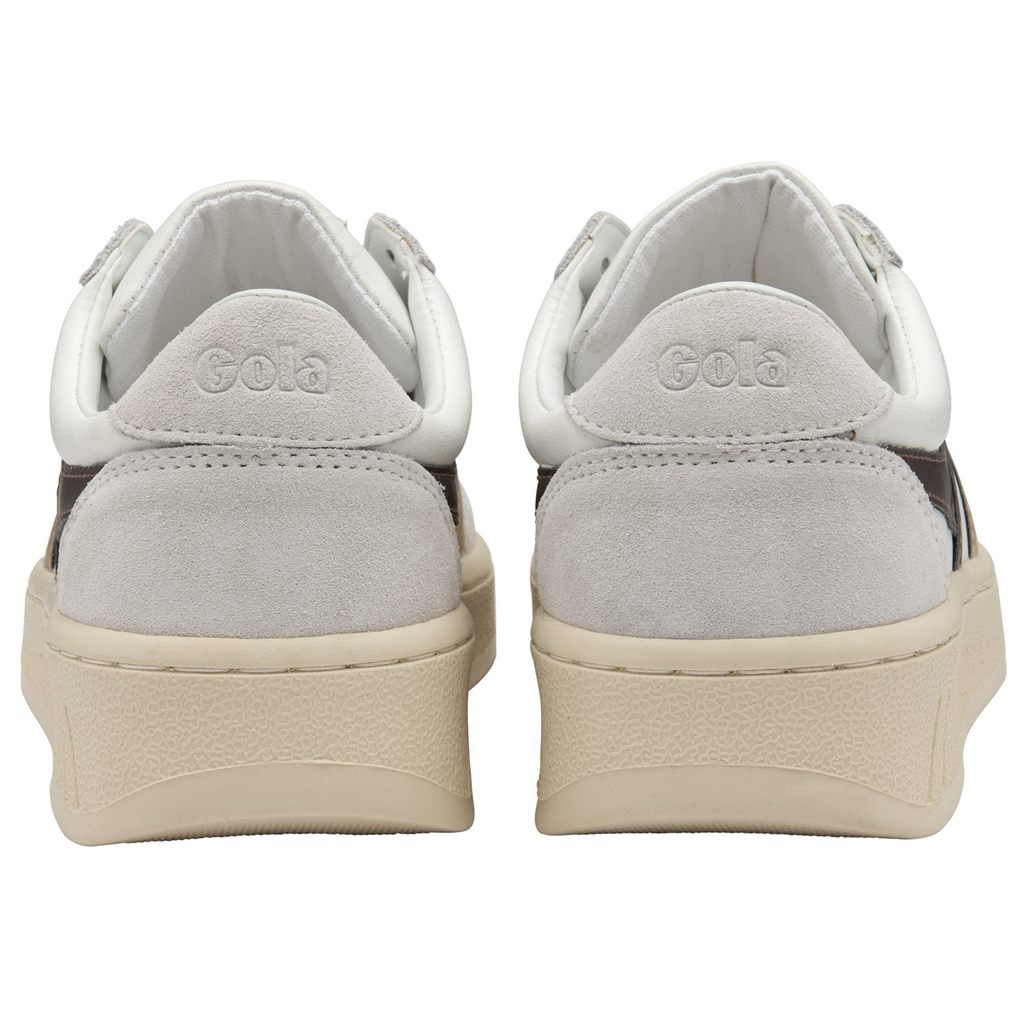 Gola Classics Grandslam Trident Metallic Sneakers Hvite Gull Norge | GAYPLD-716