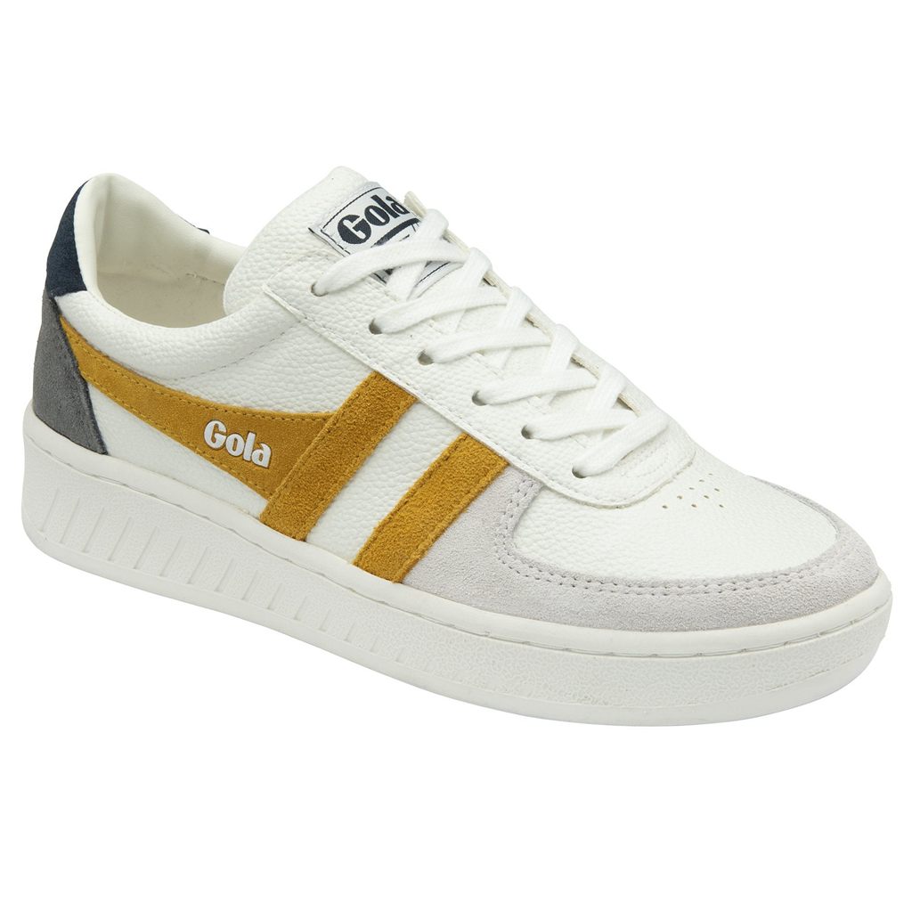 Gola Classics Grandslam Trident Sneakers Hvite Marineblå Norge | BEALPT-250
