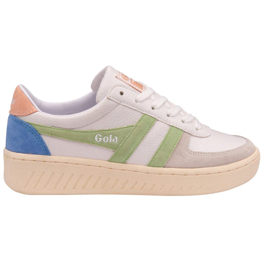 Gola Classics Grandslam Trident Sneakers Hvite Grønn Rosa Norge | TROXKL-098