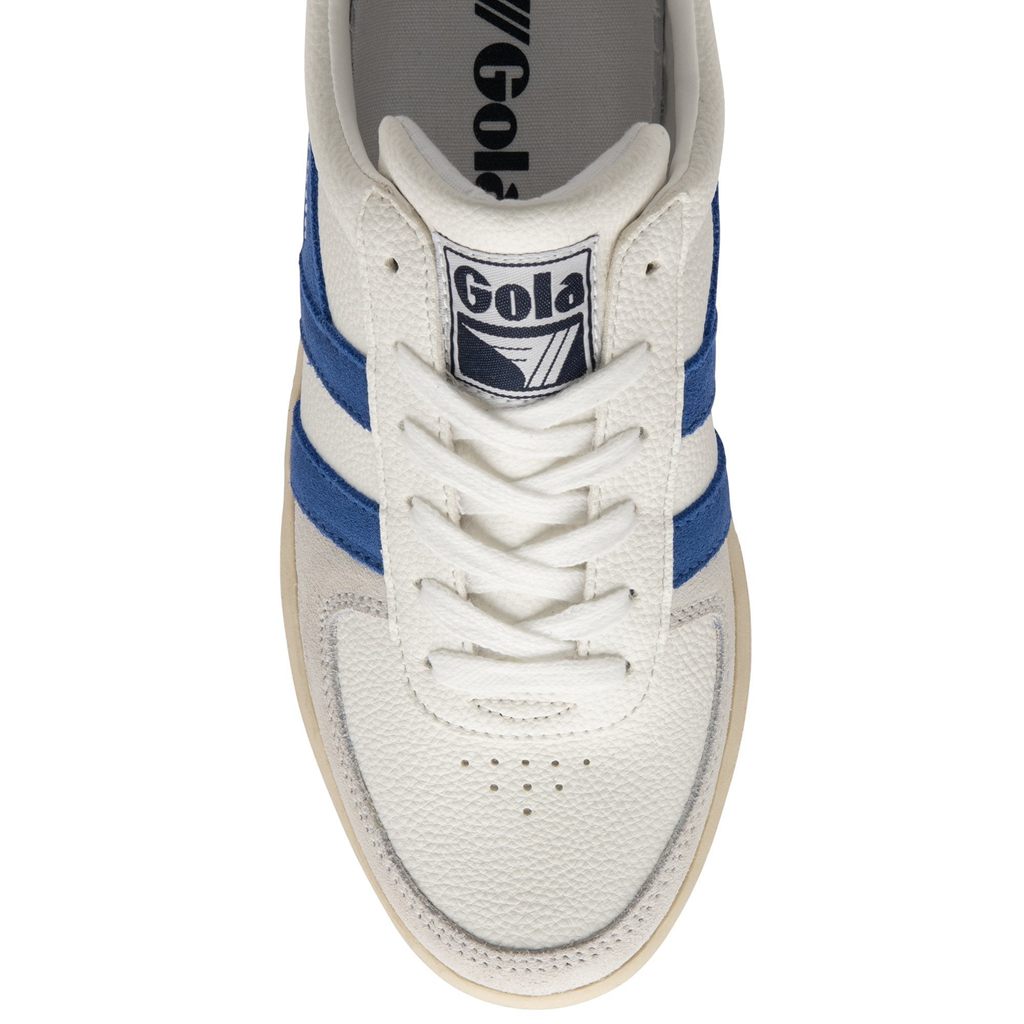 Gola Classics Grandslam Trident Sneakers Hvite Marineblå Norge | LXTYWF-501