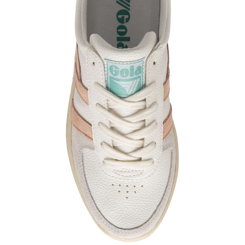 Gola Classics Grandslam Trident Sneakers Hvite Rosa Norge | WTERAO-456