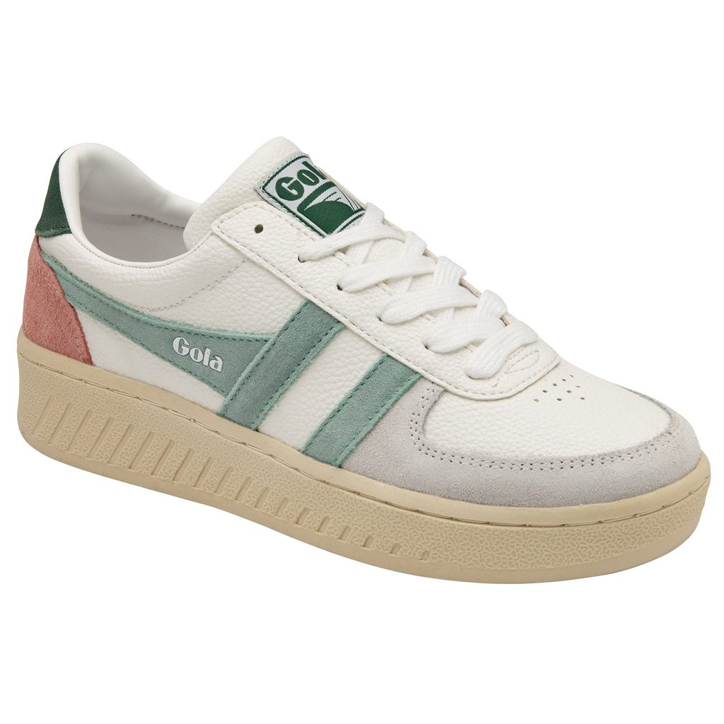 Gola Classics Grandslam Trident Sneakers Hvite Grønn Norge | ZHNYUL-721