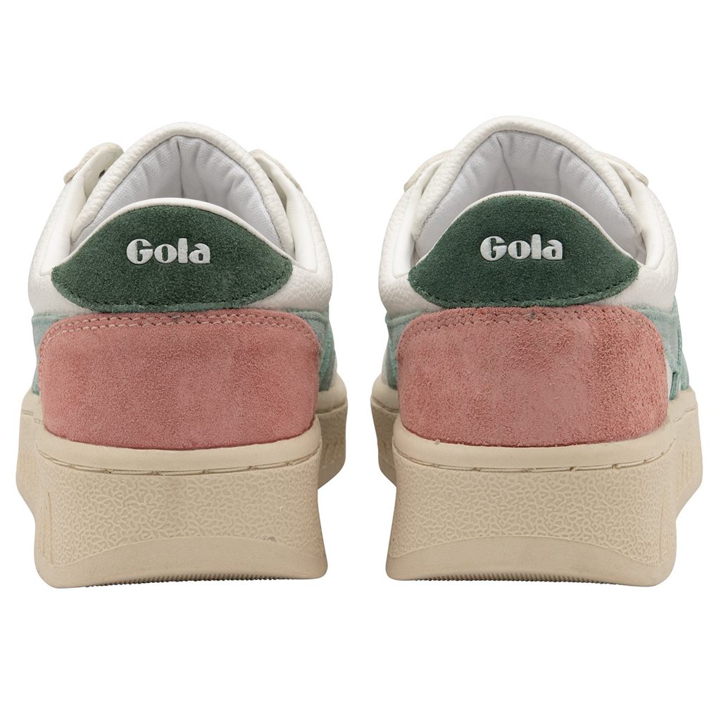 Gola Classics Grandslam Trident Sneakers Hvite Grønn Norge | ZHNYUL-721
