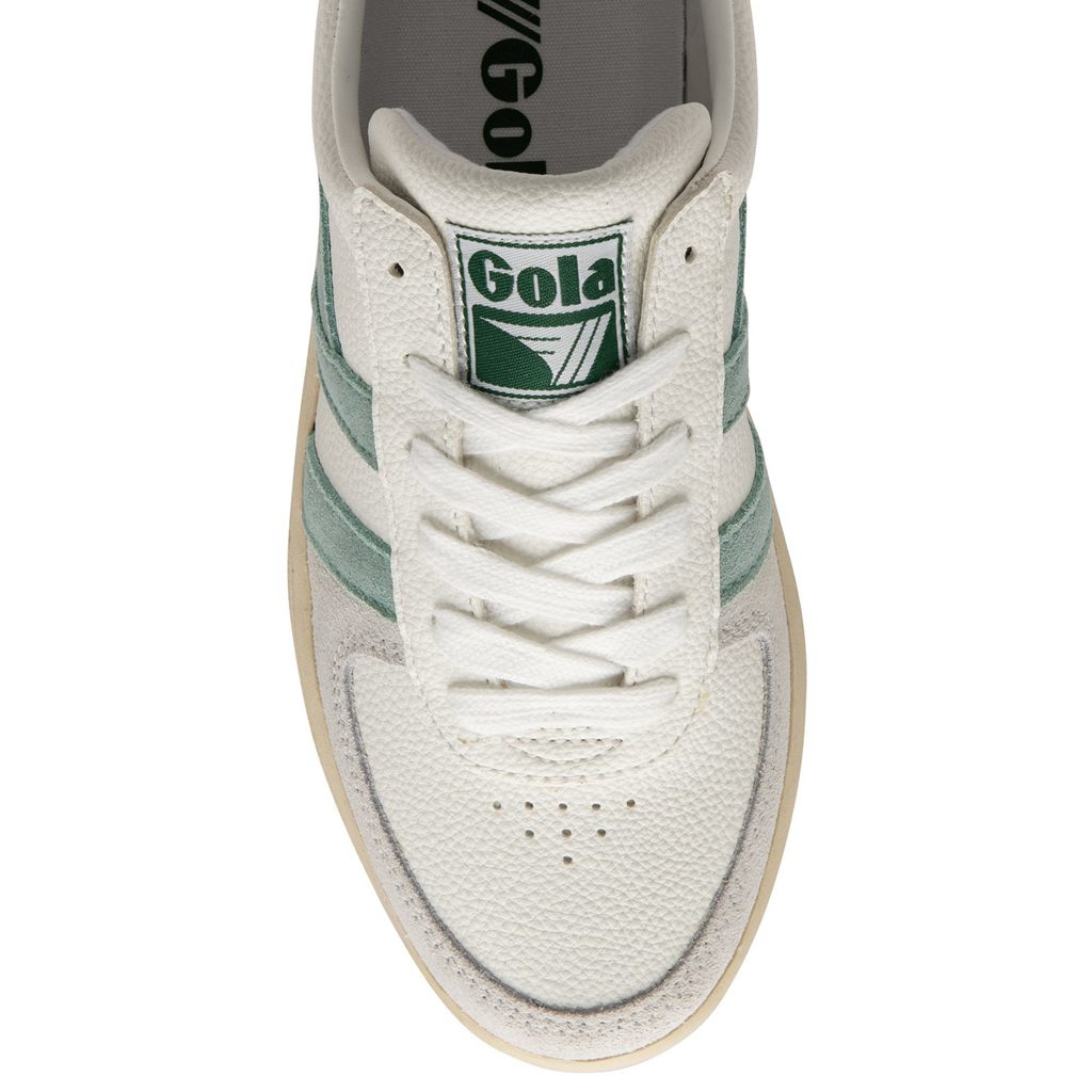Gola Classics Grandslam Trident Sneakers Hvite Grønn Norge | ZHNYUL-721