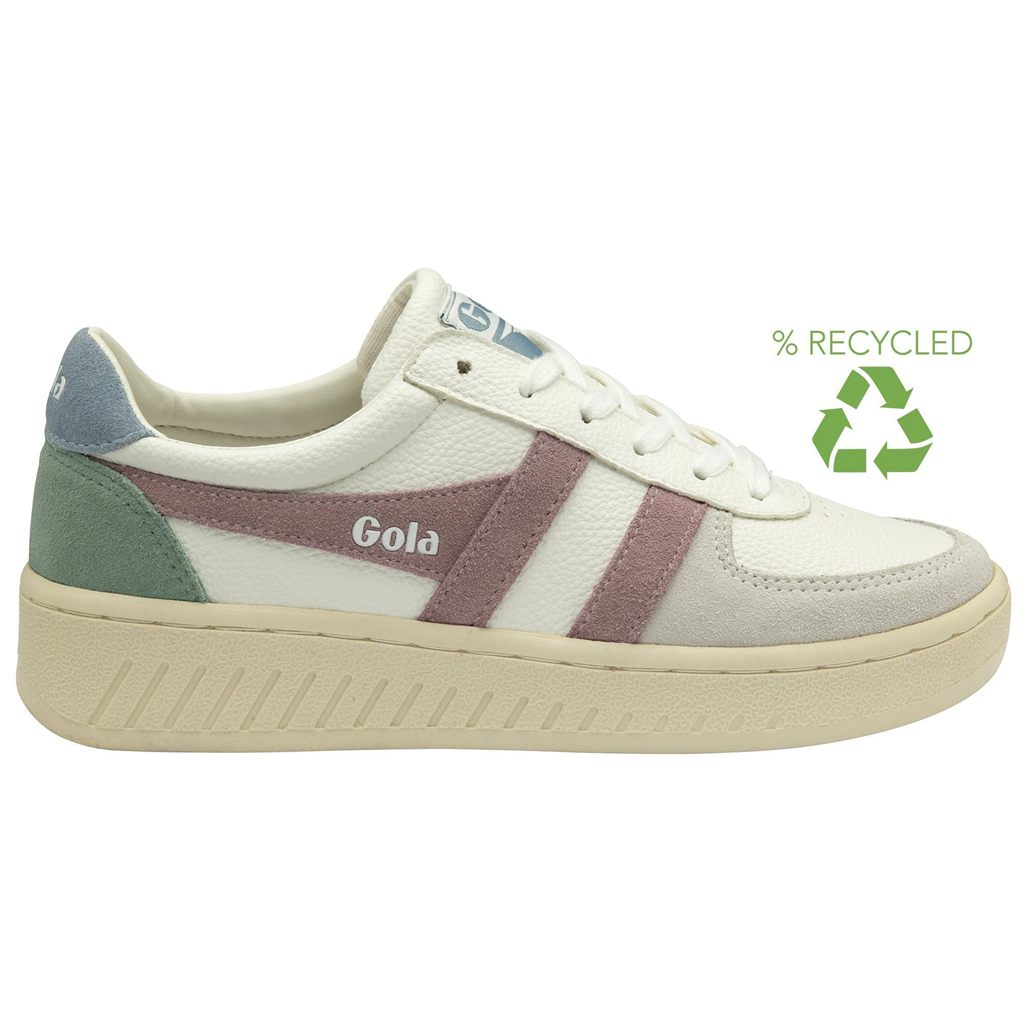 Gola Classics Grandslam Trident Sneakers Hvite Rosa Norge | JDNAFG-180