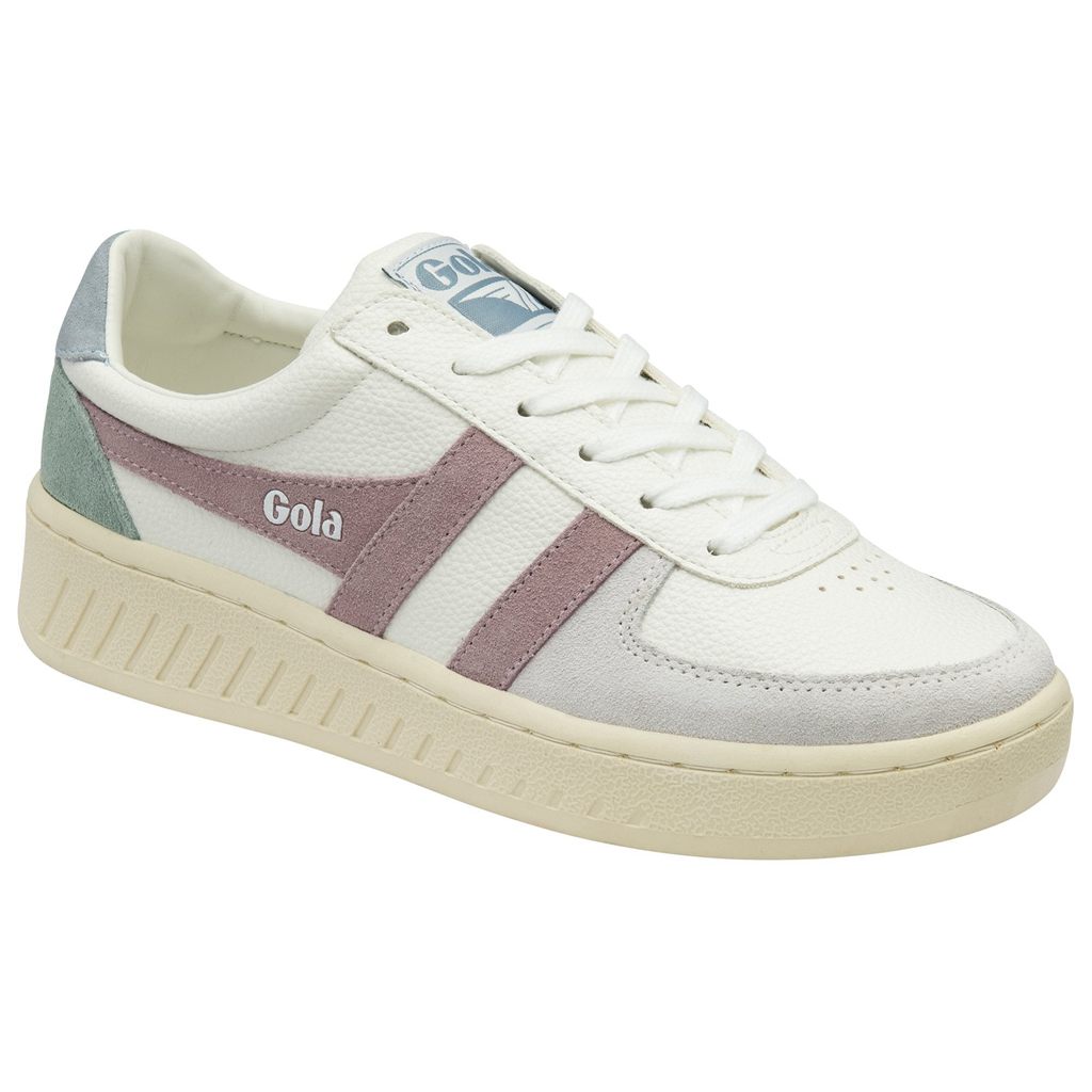 Gola Classics Grandslam Trident Sneakers Hvite Rosa Norge | JDNAFG-180
