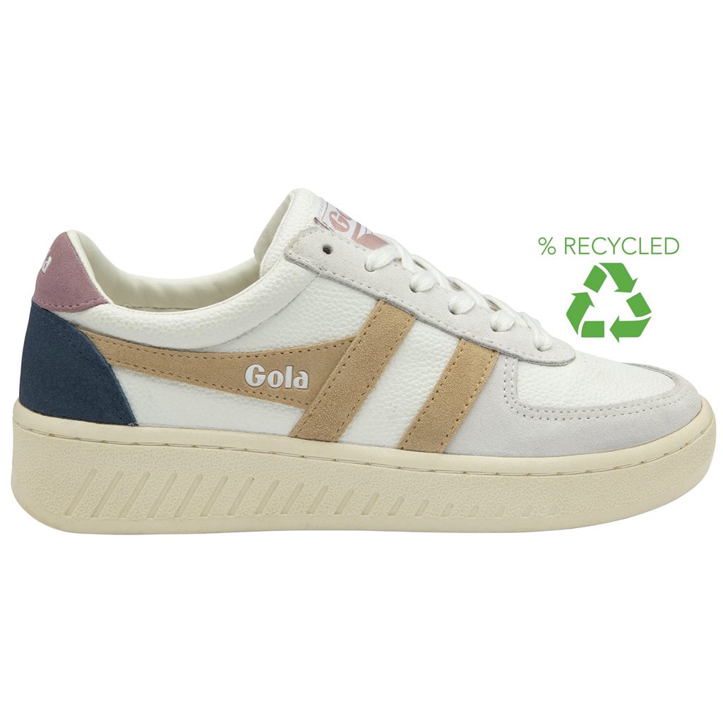 Gola Classics Grandslam Trident Sneakers Hvite Rosa Norge | YDPTON-428