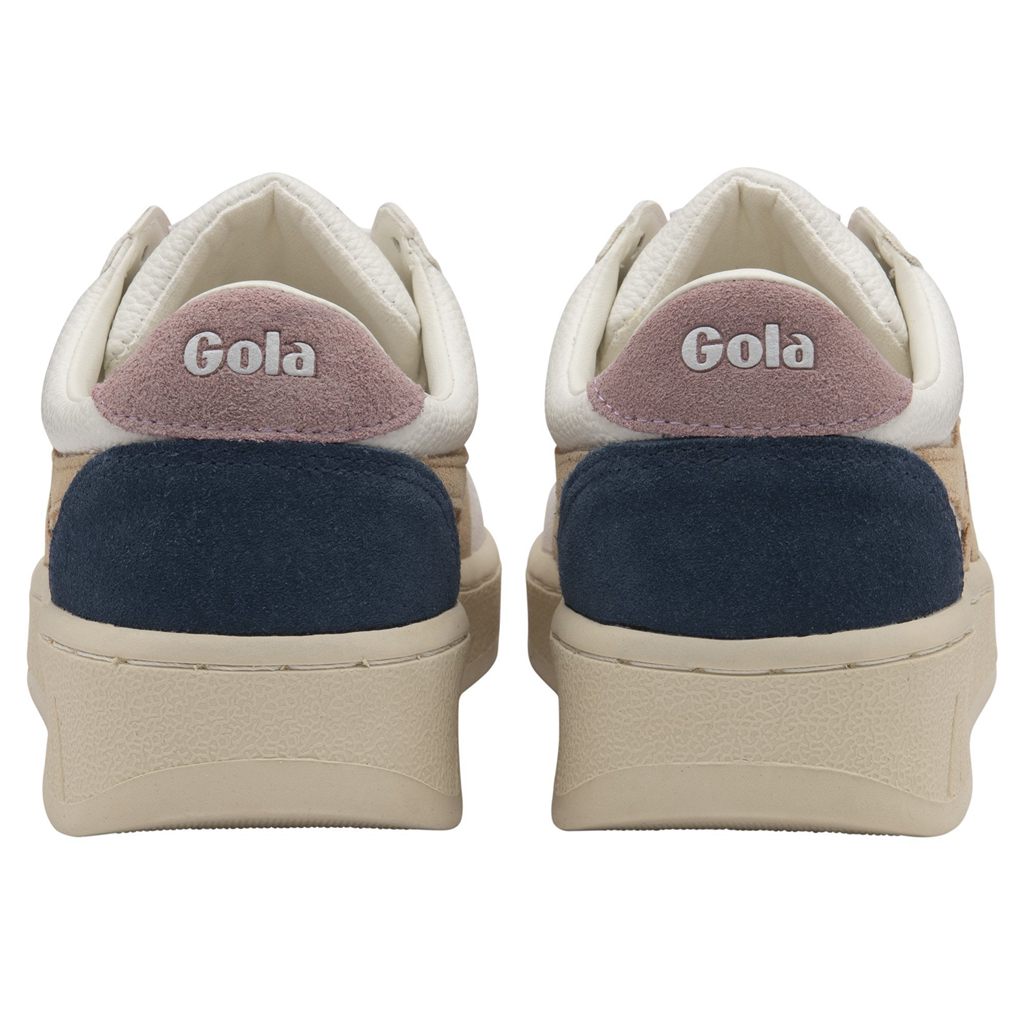 Gola Classics Grandslam Trident Sneakers Hvite Rosa Norge | YDPTON-428