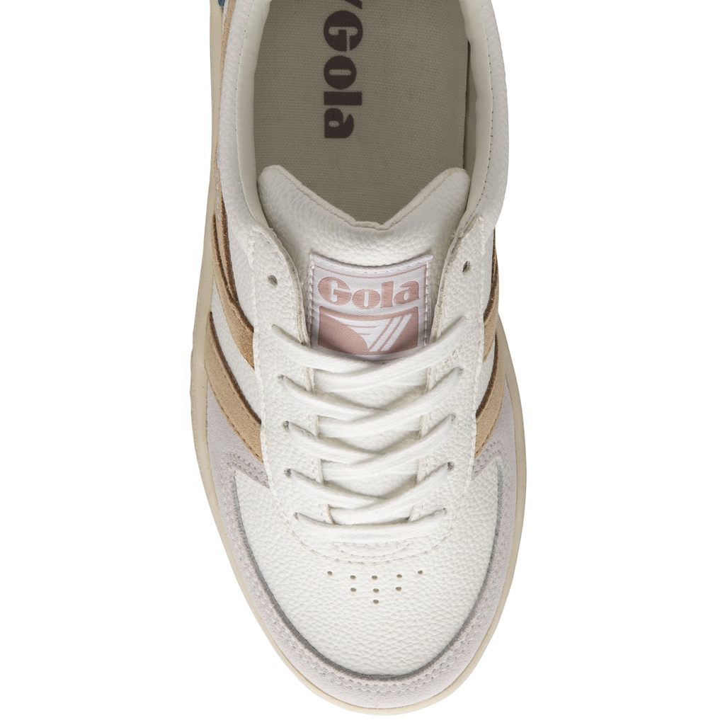 Gola Classics Grandslam Trident Sneakers Hvite Rosa Norge | YDPTON-428