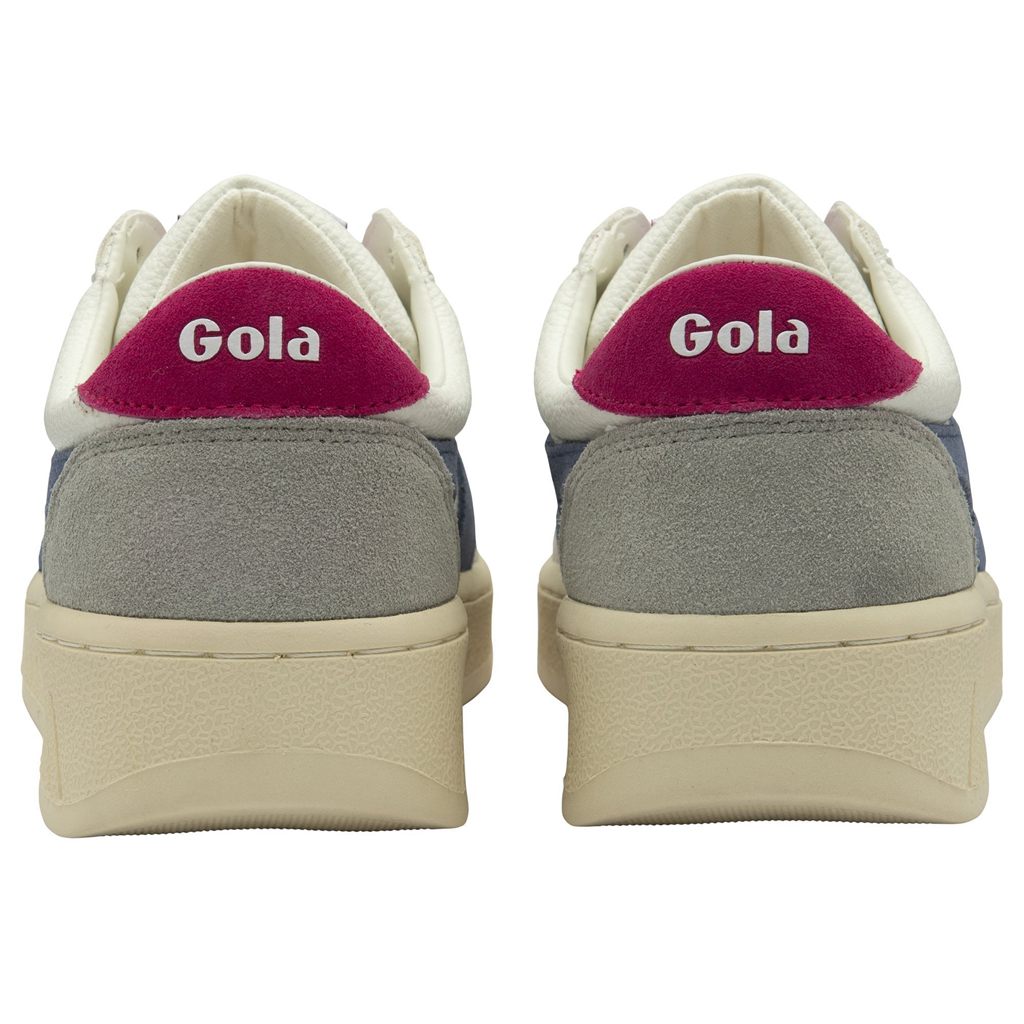 Gola Classics Grandslam Trident Sneakers Hvite Fuchsia Norge | CABKEM-158