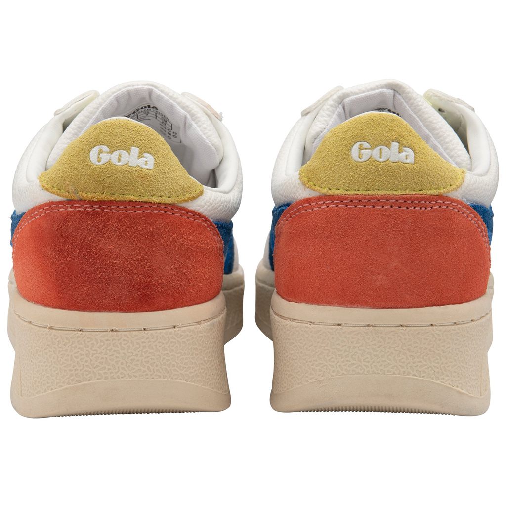 Gola Classics Grandslam Trident Sneakers Hvite Blå Norge | ZFXTQK-709