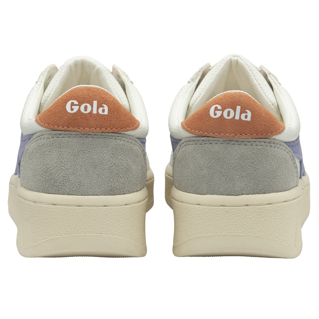 Gola Classics Grandslam Trident Sneakers Hvite Lavendel Norge | BGPFWE-036