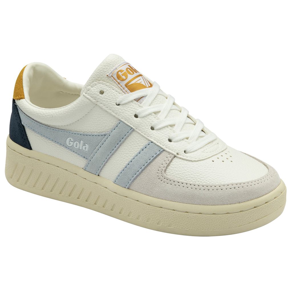 Gola Classics Grandslam Trident Sneakers Hvite Blå Norge | CYWHLV-360