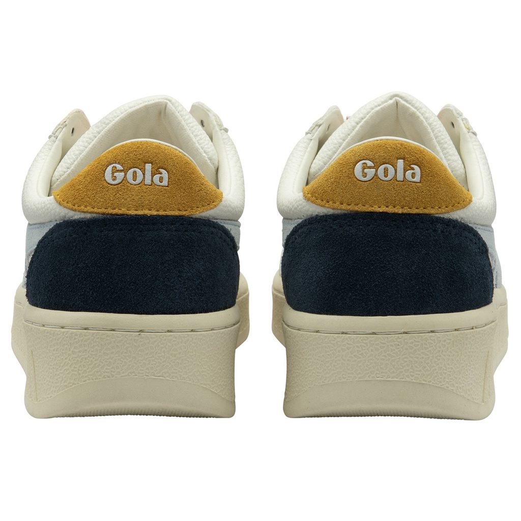 Gola Classics Grandslam Trident Sneakers Hvite Blå Norge | CYWHLV-360