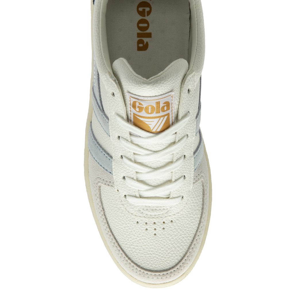 Gola Classics Grandslam Trident Sneakers Hvite Blå Norge | CYWHLV-360