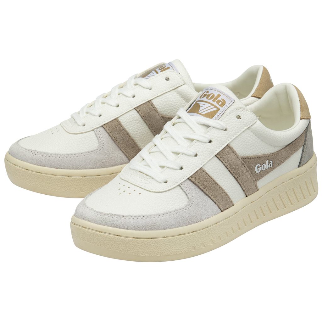 Gola Classics Grandslam Trident Sneakers Hvite Grå Norge | SVUACL-016