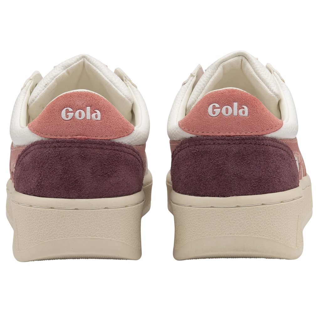 Gola Classics Grandslam Trident Sneakers Hvite Rosa Korall Rosa Norge | MJNABH-891