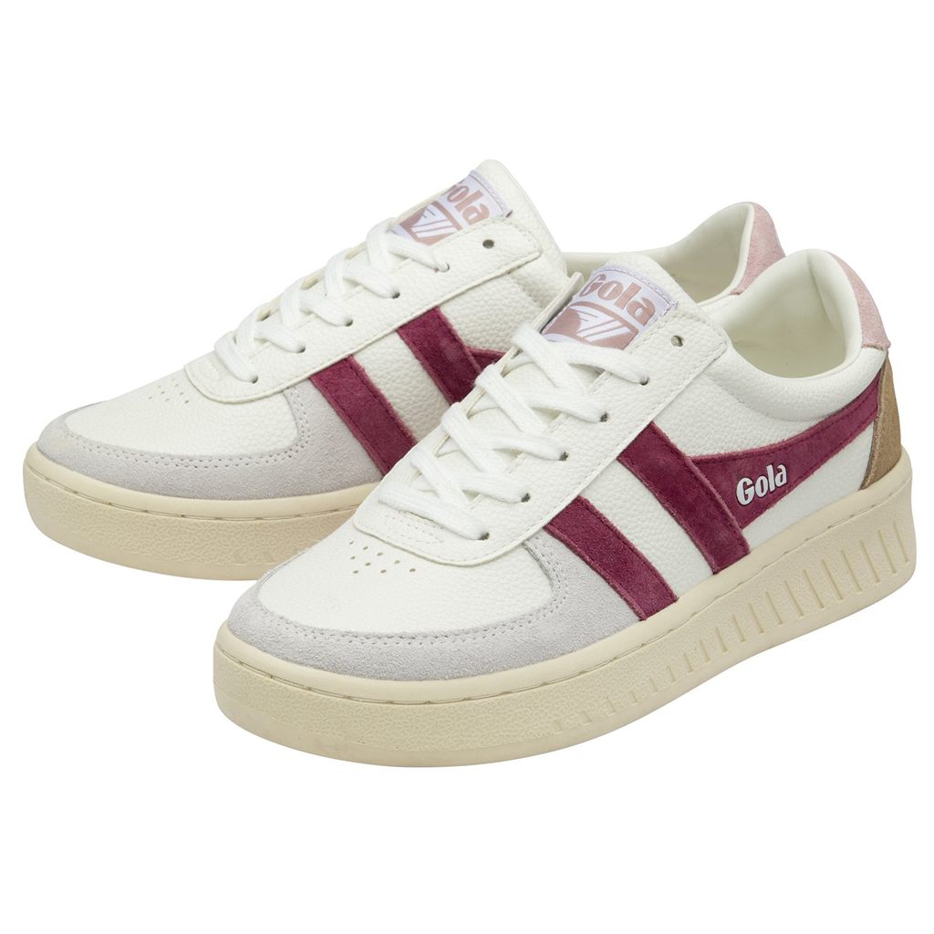 Gola Classics Grandslam Trident Sneakers Hvite Rosa Norge | OLXFHP-978