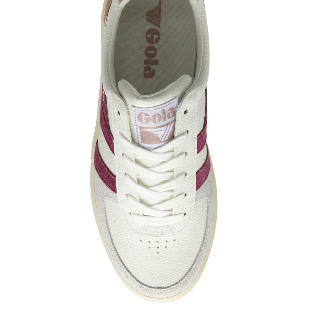 Gola Classics Grandslam Trident Sneakers Hvite Rosa Norge | OLXFHP-978