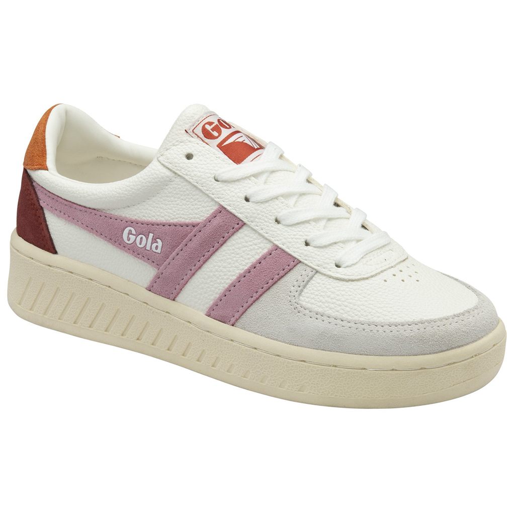 Gola Classics Grandslam Trident Sneakers Hvite Oransje Norge | LSYKON-869
