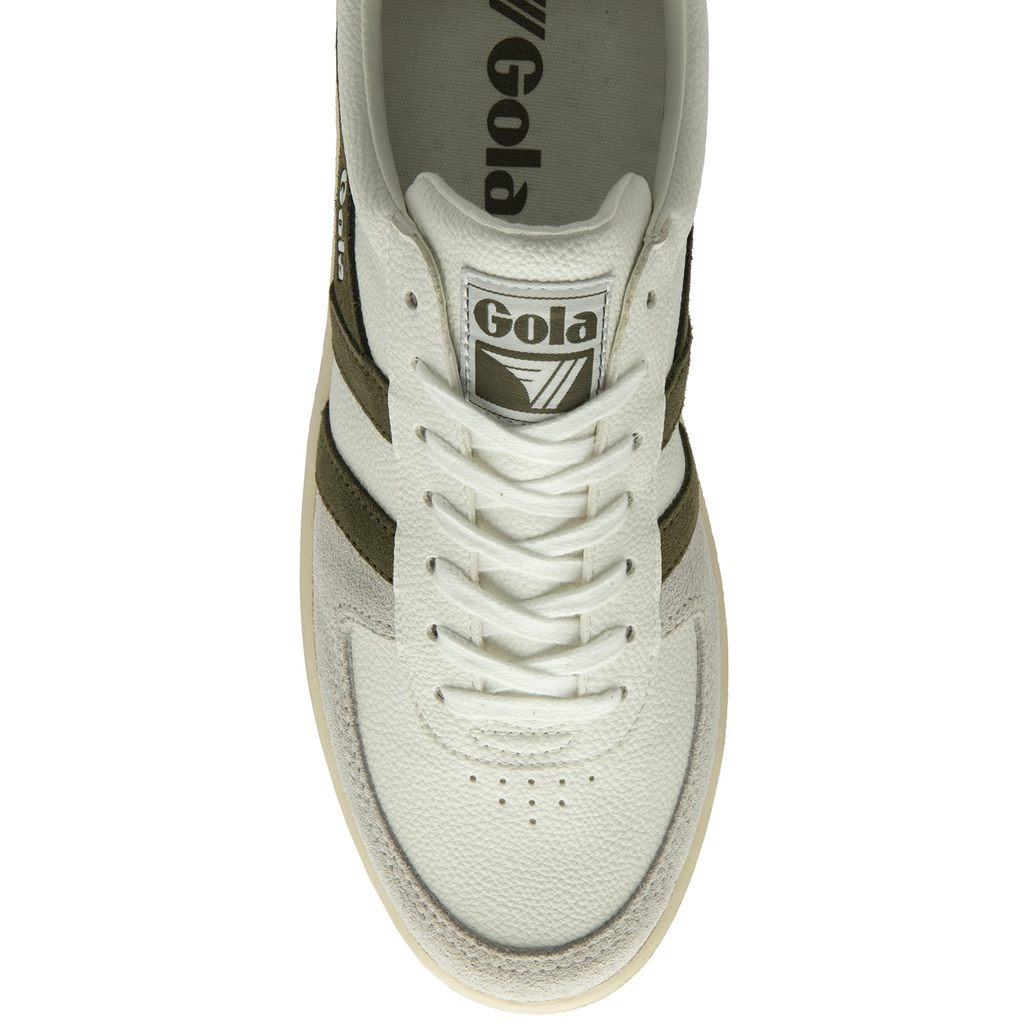 Gola Classics Grandslam Trident Sneakers Hvite Khaki Burgunder Norge | MZSVFE-317