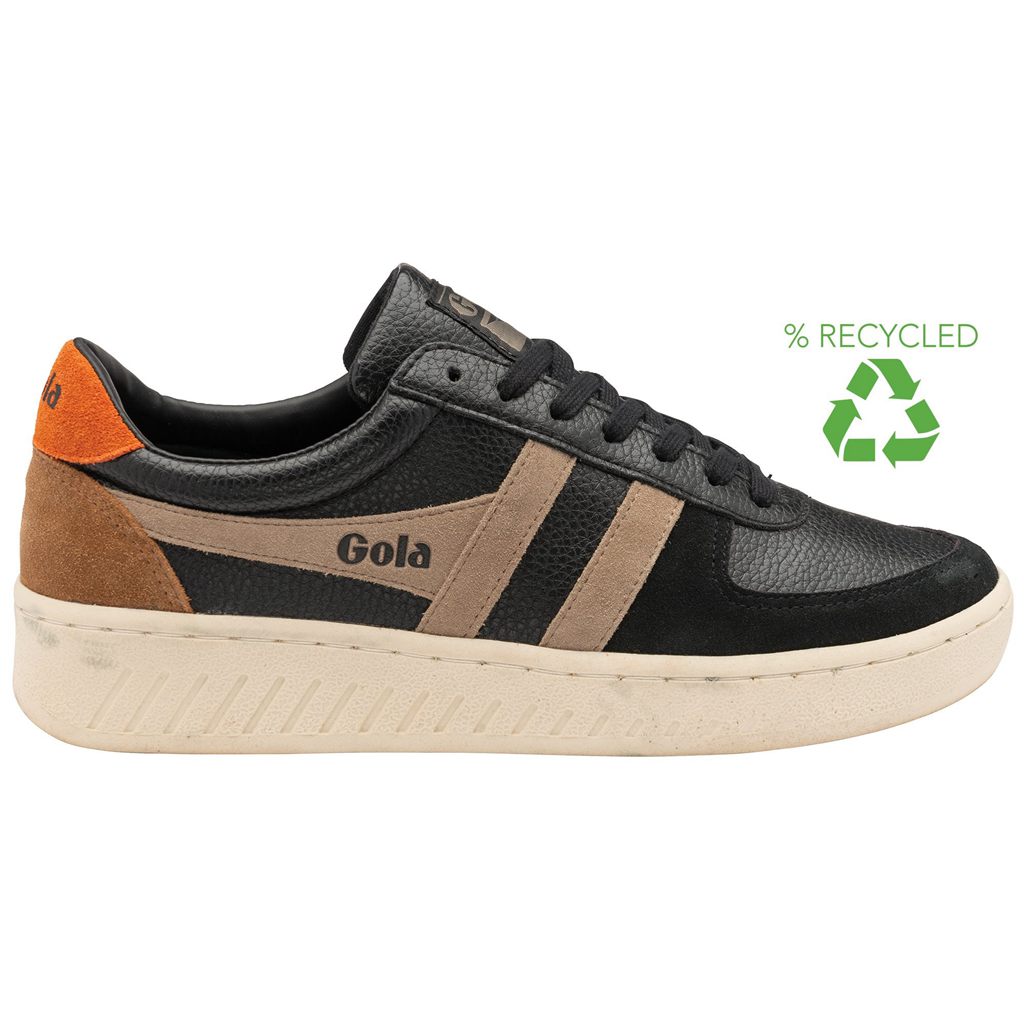 Gola Classics Grandslam Trident Sneakers Svarte Oransje Norge | IQUTAB-067
