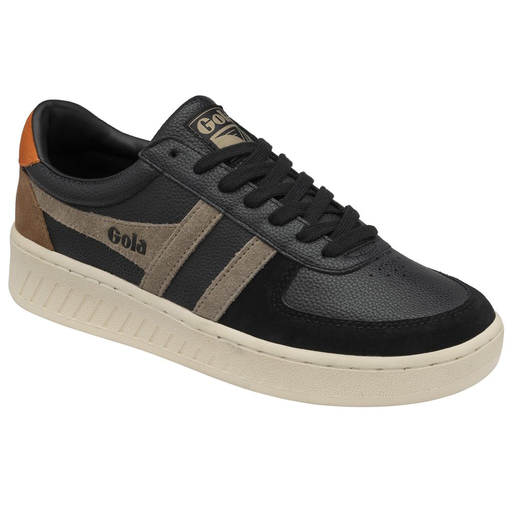 Gola Classics Grandslam Trident Sneakers Svarte Oransje Norge | IQUTAB-067