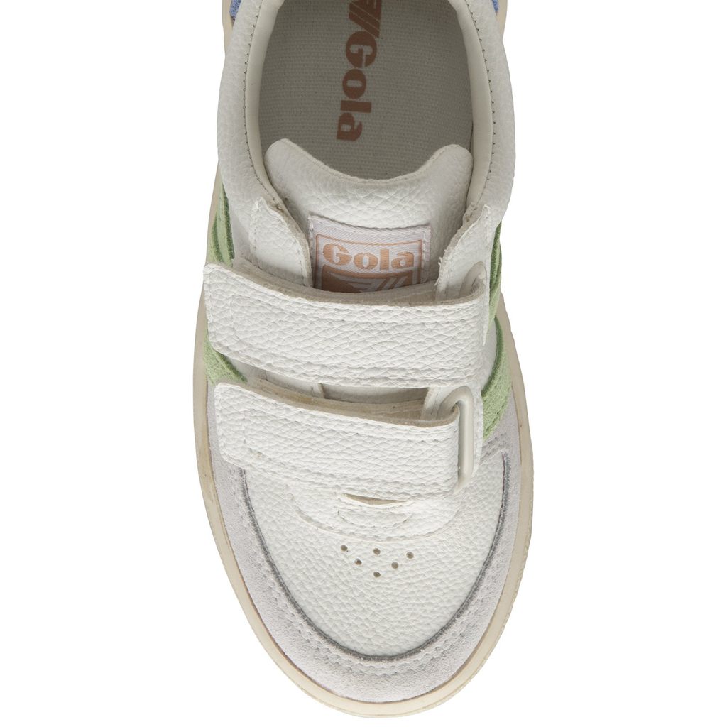 Gola Classics Grandslam Trident Strap Sneakers Hvite Grønn Rosa Norge | FCMXGQ-278
