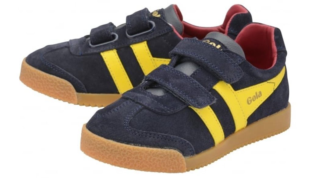 Gola Classics Harrier Strap Sneakers Marineblå Rød Norge | LUPZJI-603