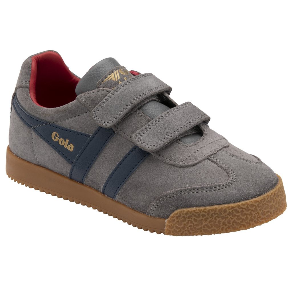 Gola Classics Harrier Strap Sneakers Marineblå Dyp Rød Norge | JRABSC-915
