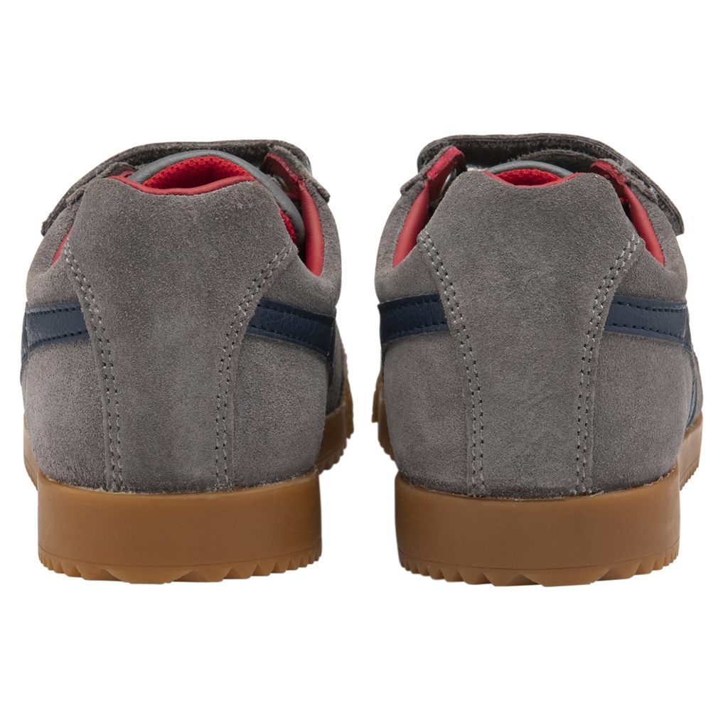 Gola Classics Harrier Strap Sneakers Marineblå Dyp Rød Norge | JRABSC-915