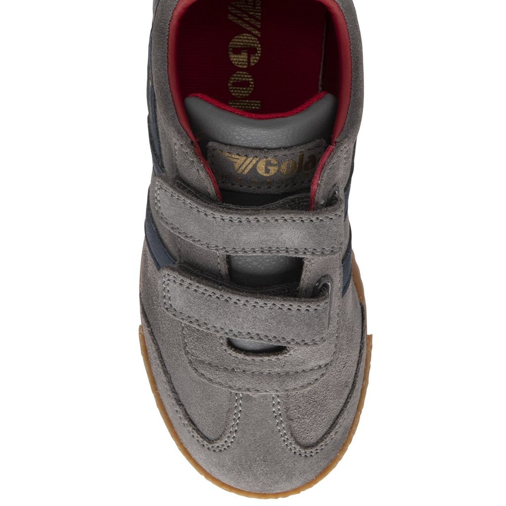 Gola Classics Harrier Strap Sneakers Marineblå Dyp Rød Norge | JRABSC-915