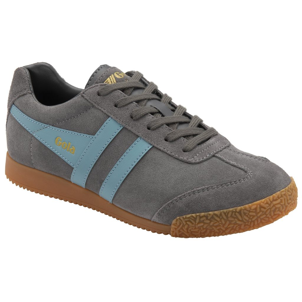 Gola Classics Harrier Suede Sneakers Ash Ocean Norge | BMUAZL-623