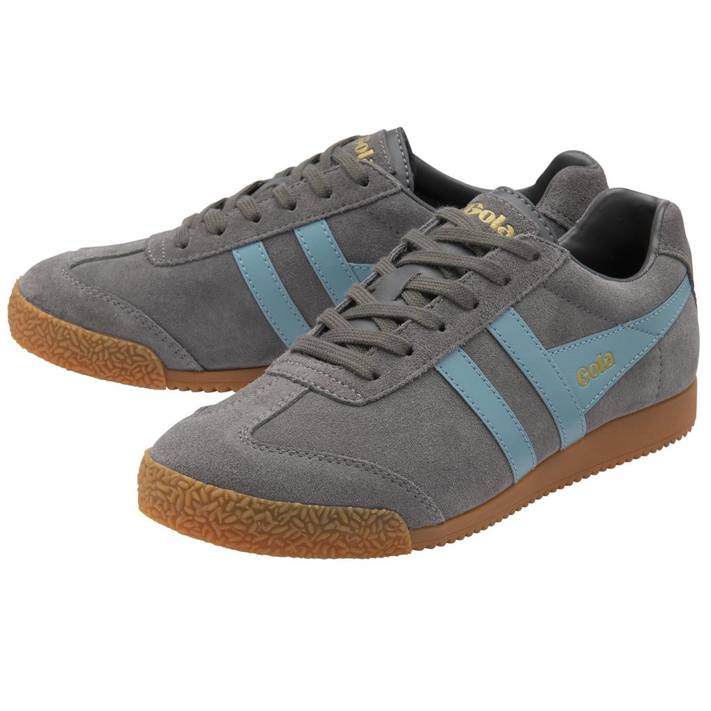 Gola Classics Harrier Suede Sneakers Ash Ocean Norge | BMUAZL-623
