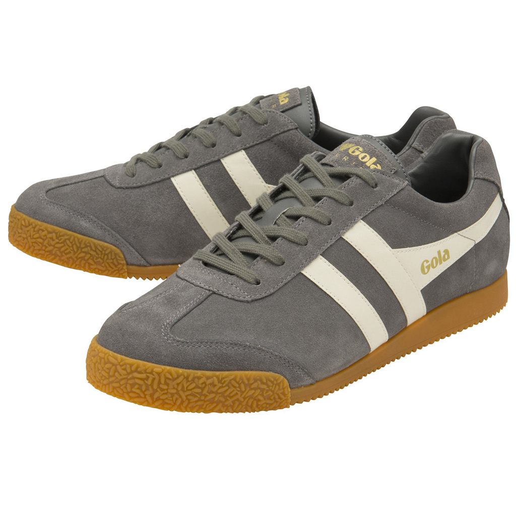 Gola Classics Harrier Suede Sneakers Ash Ecru Norge | JFSXNB-073
