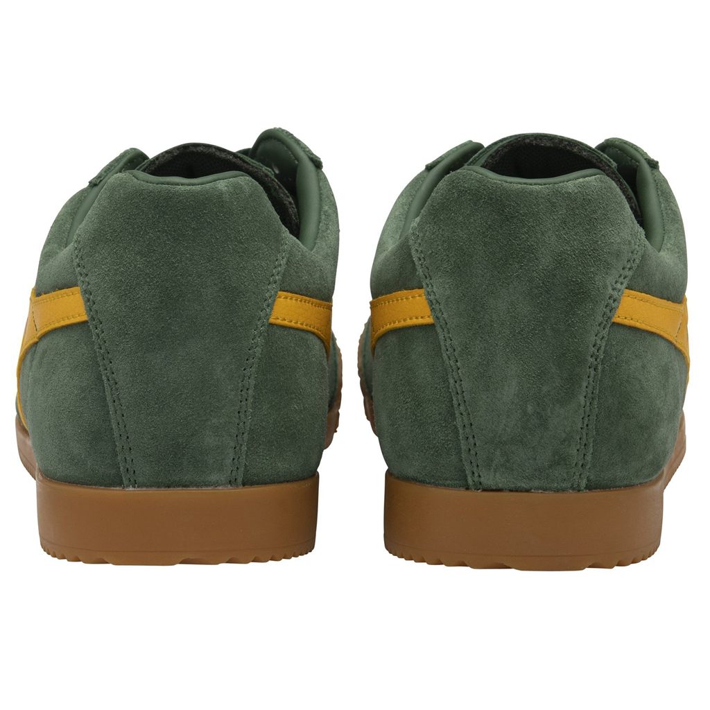 Gola Classics Harrier Suede Sneakers Evergreen Sun Norge | OZCKHL-372