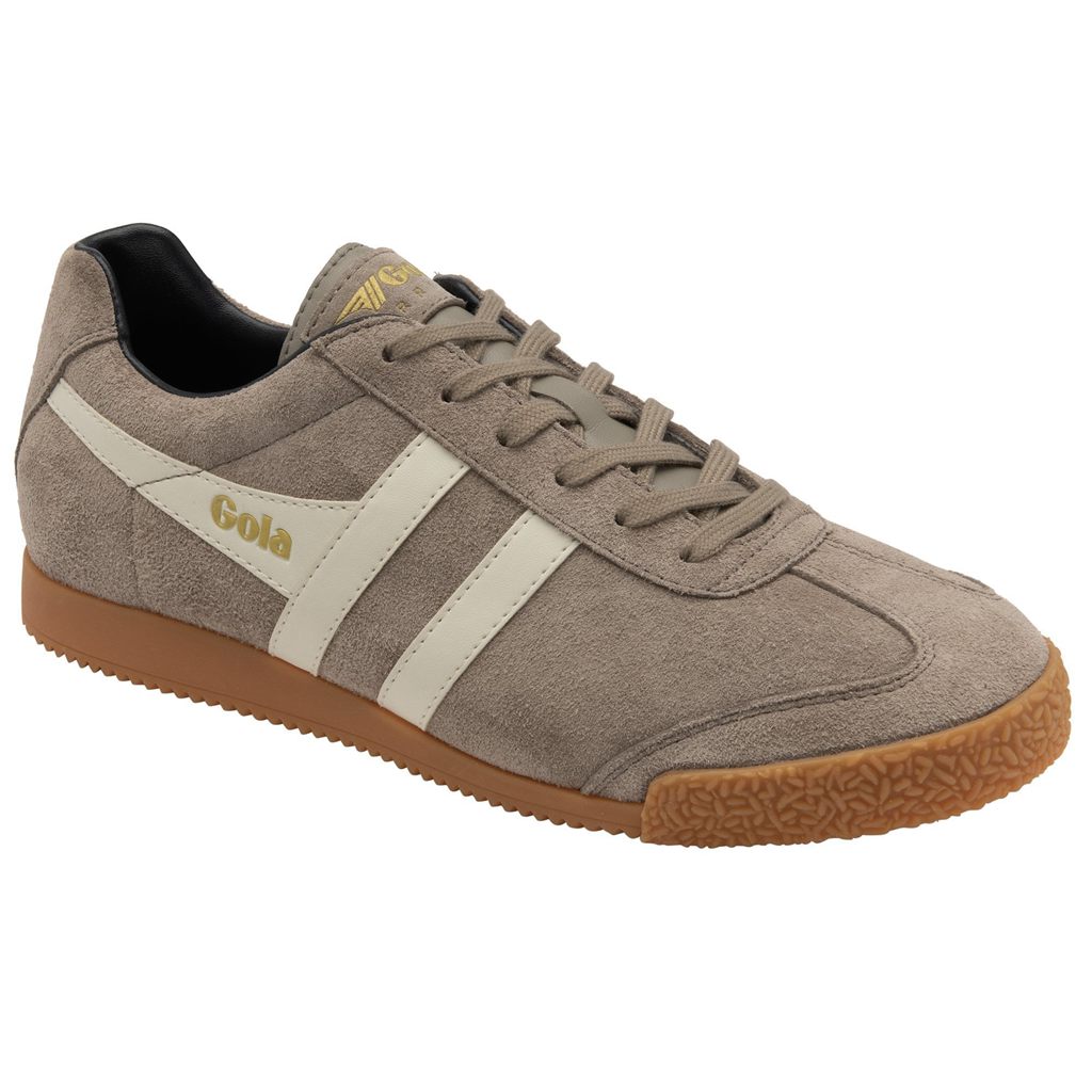 Gola Classics Harrier Suede Sneakers Hvite Marineblå Norge | IREVQD-695