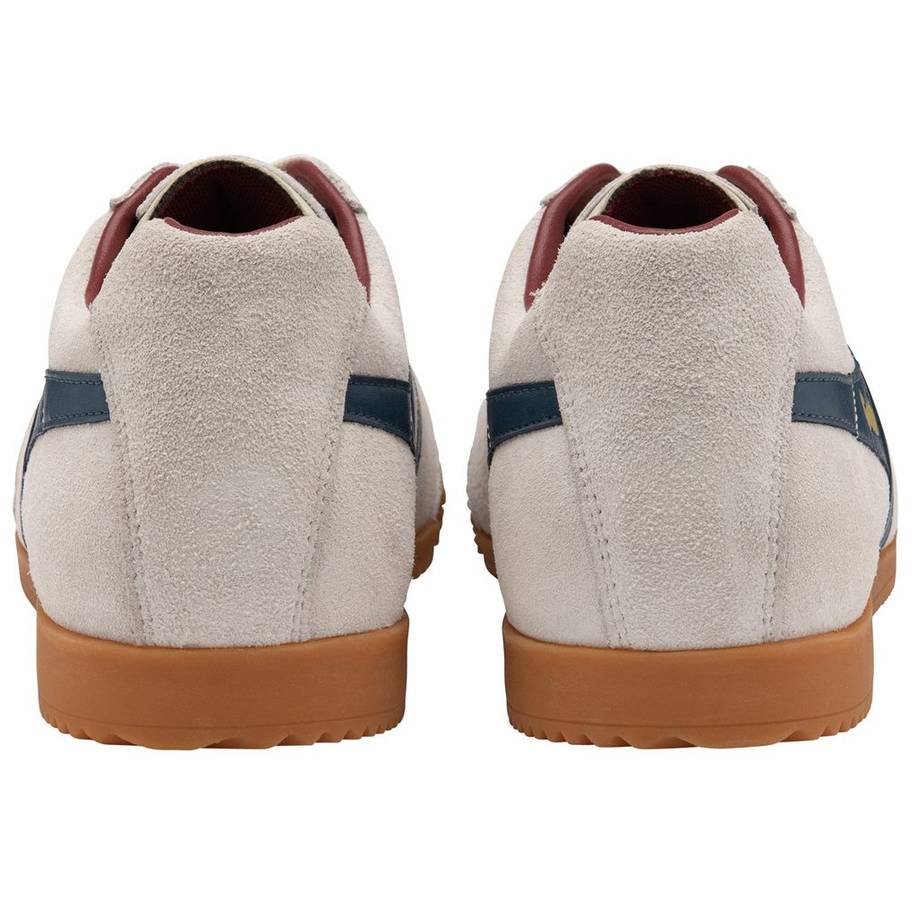 Gola Classics Harrier Suede Sneakers Hvite Blå Dyp Rød Norge | VGTAFW-203