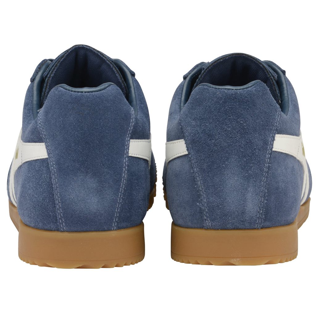 Gola Classics Harrier Suede Sneakers Hvite Norge | AUFYOM-854