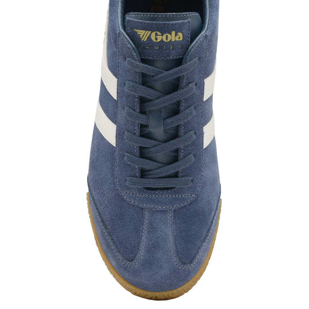 Gola Classics Harrier Suede Sneakers Hvite Norge | AUFYOM-854