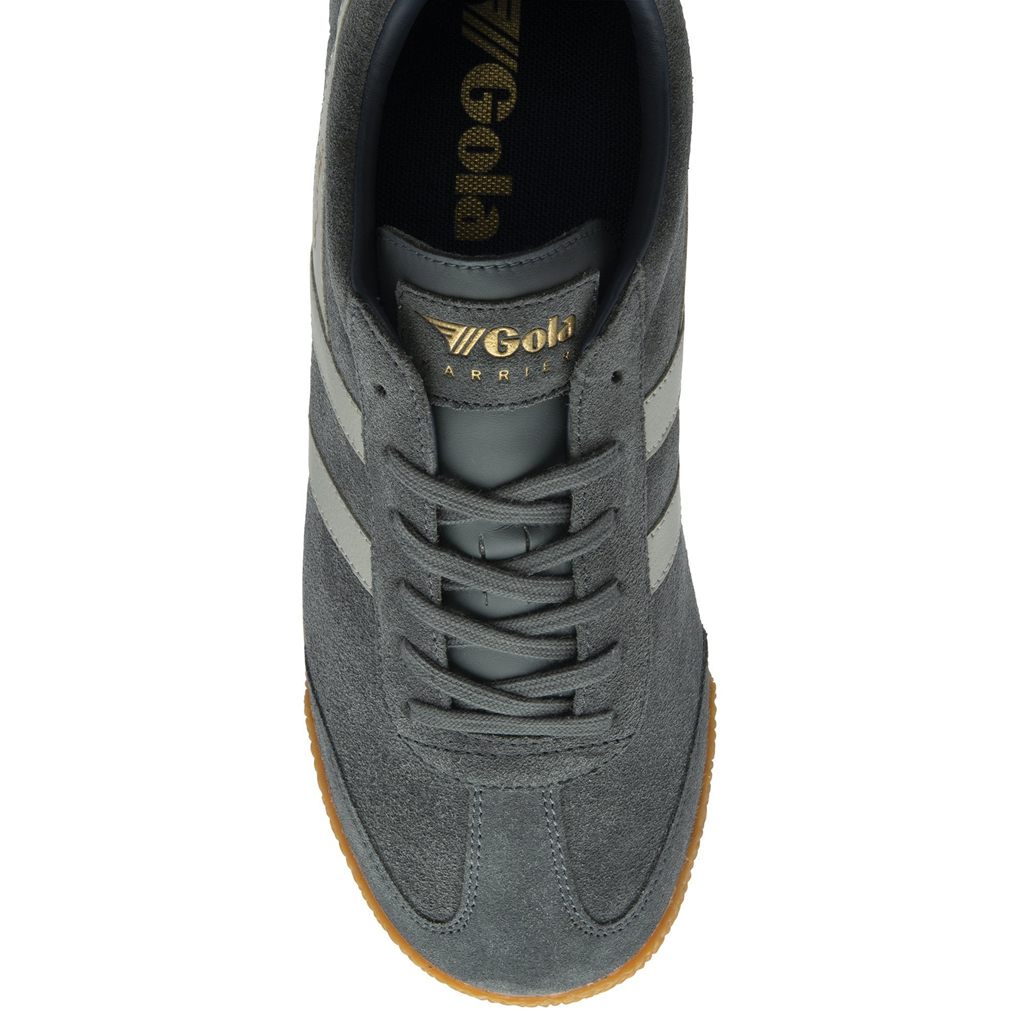 Gola Classics Harrier Suede Sneakers Lyse Grå Marineblå Norge | MZIOGR-921
