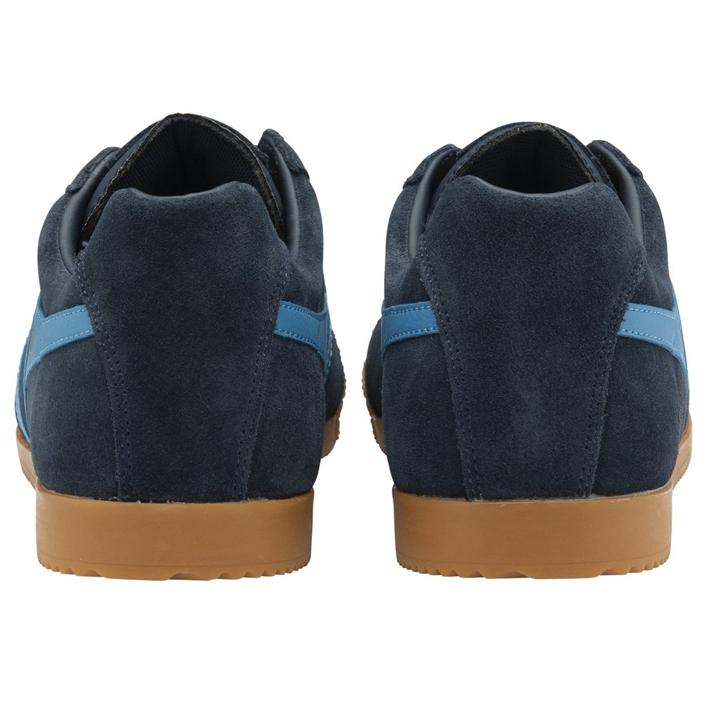 Gola Classics Harrier Suede Sneakers Marineblå Norge | EZRNPK-548