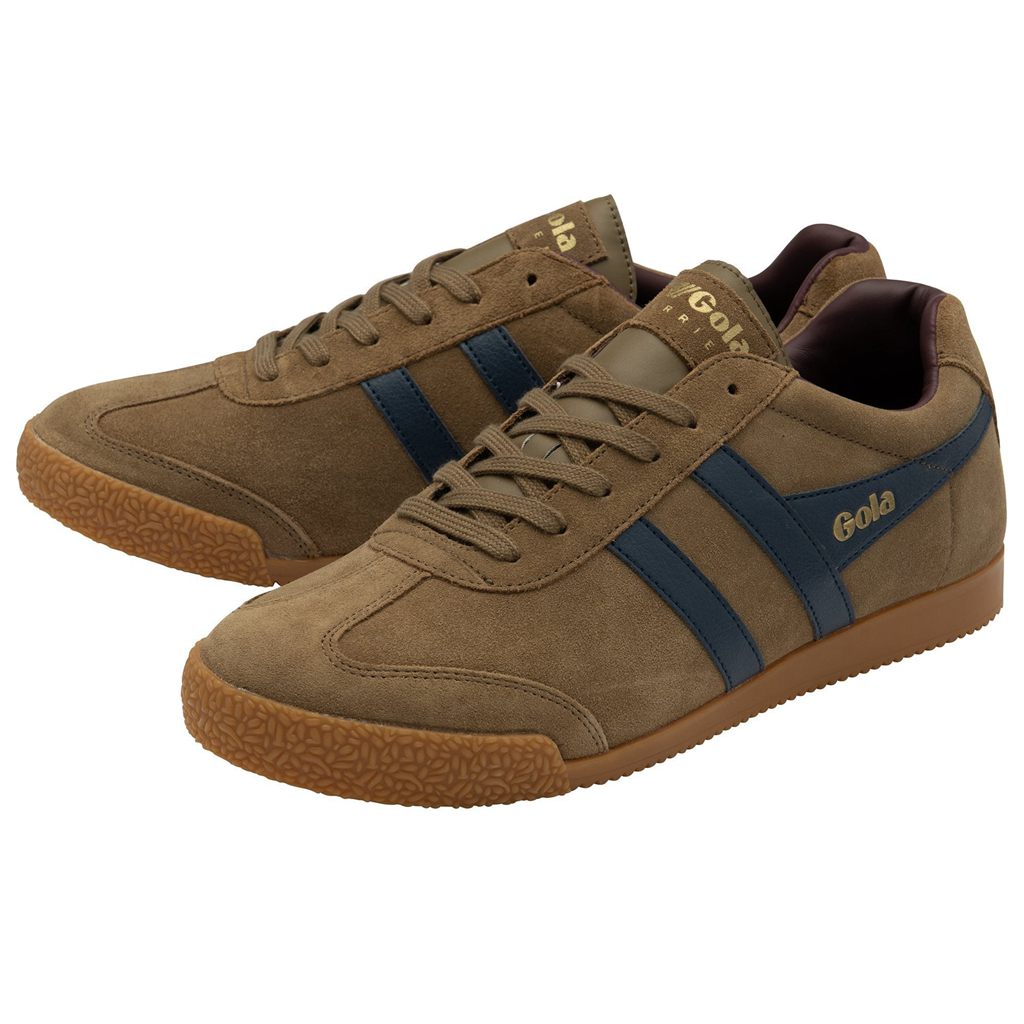 Gola Classics Harrier Suede Sneakers Marineblå Burgunder Norge | RJVYMD-498