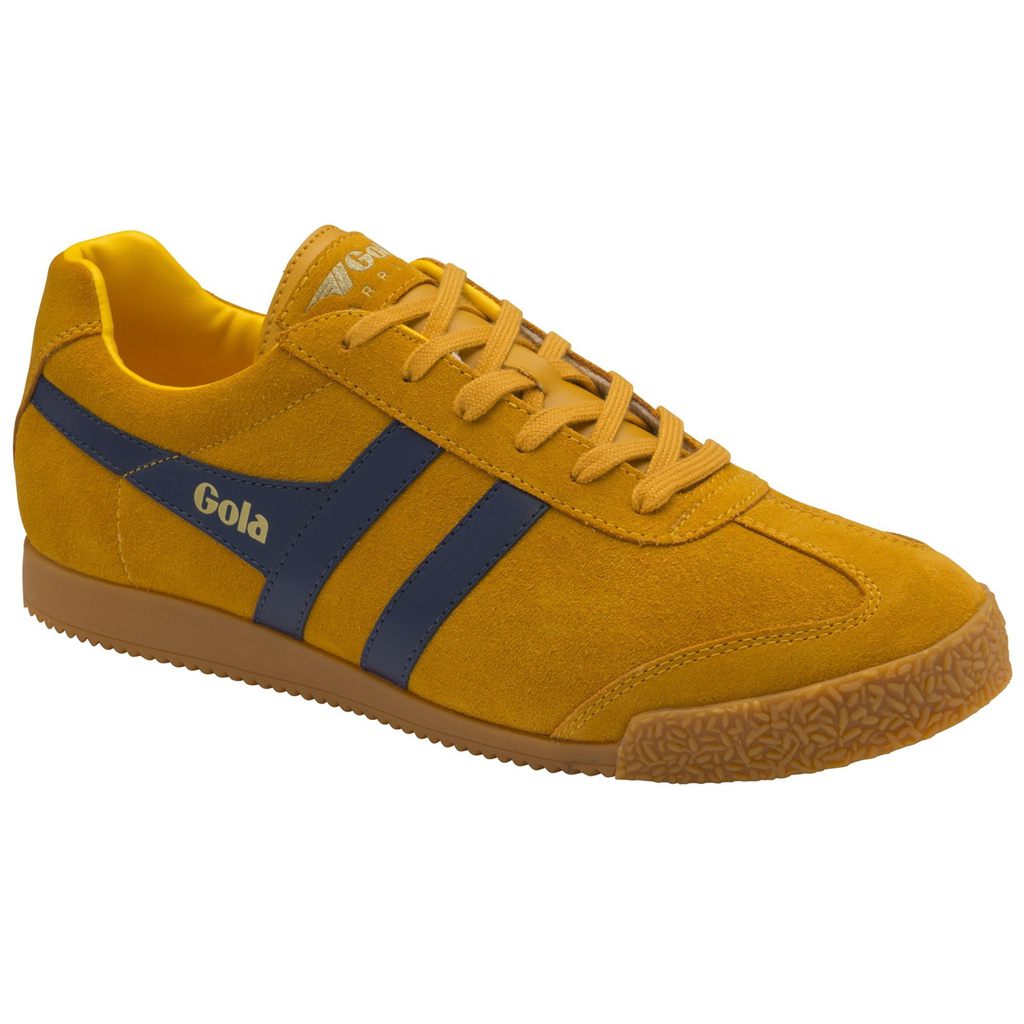 Gola Classics Harrier Suede Sneakers Marineblå Norge | ZKCBTX-046
