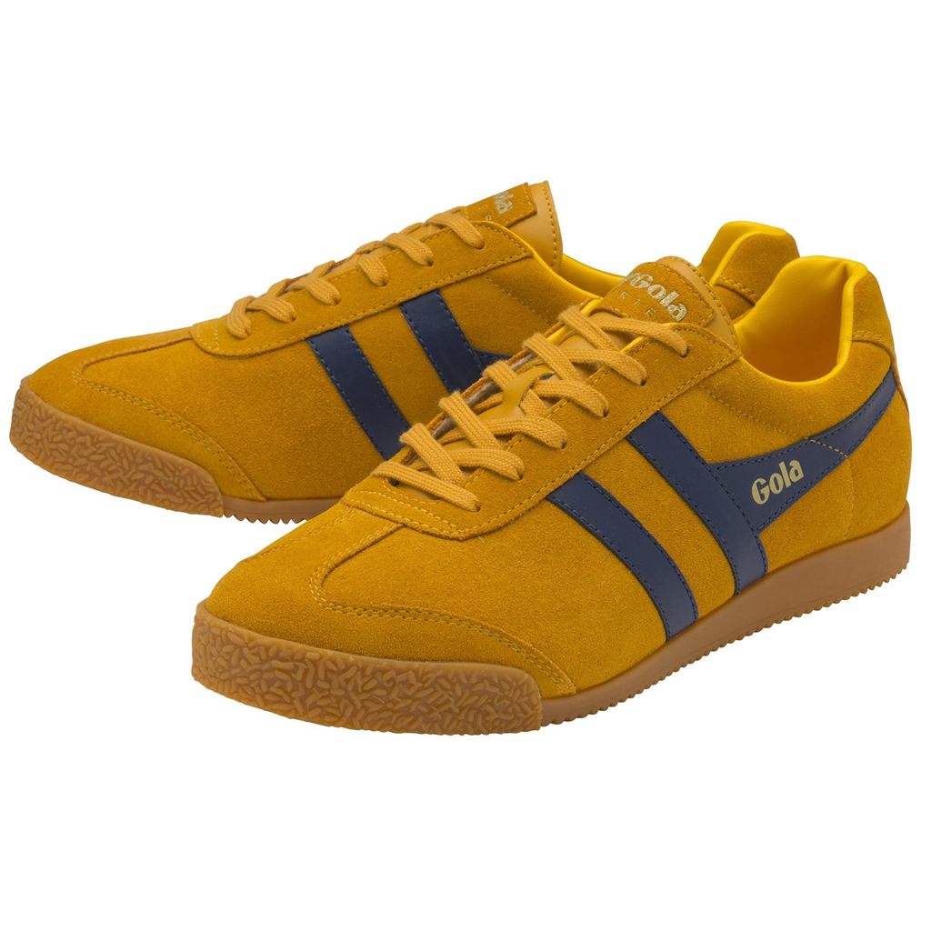 Gola Classics Harrier Suede Sneakers Marineblå Norge | ZKCBTX-046
