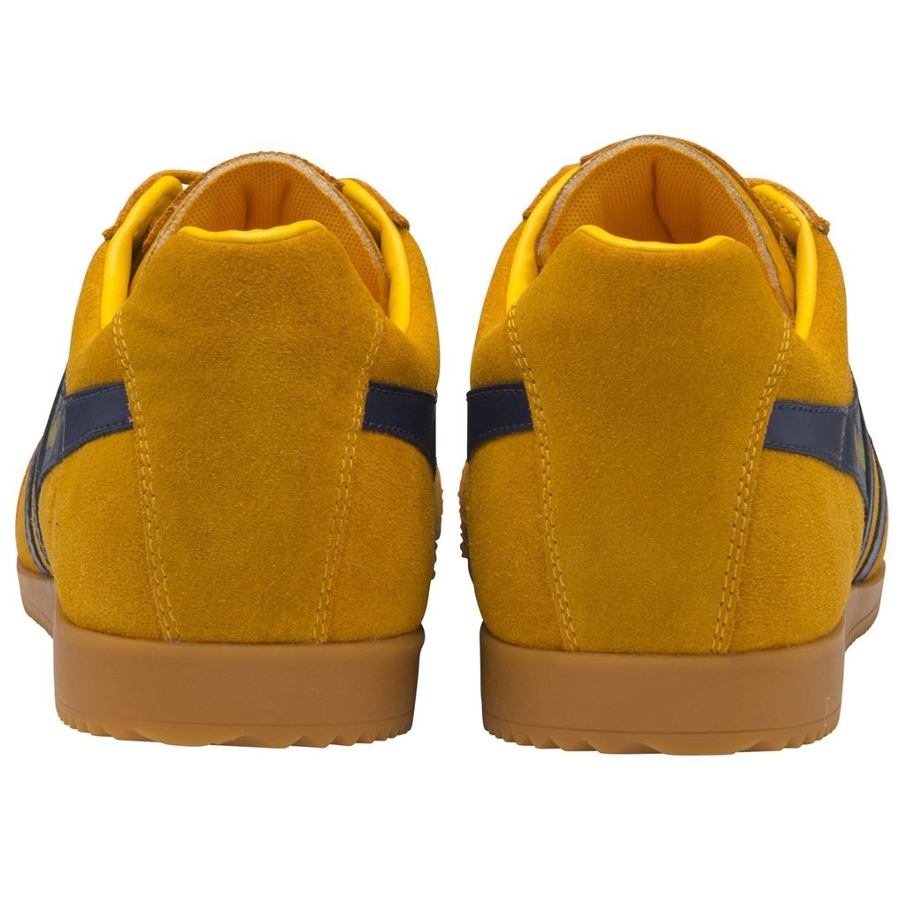 Gola Classics Harrier Suede Sneakers Marineblå Norge | ZKCBTX-046