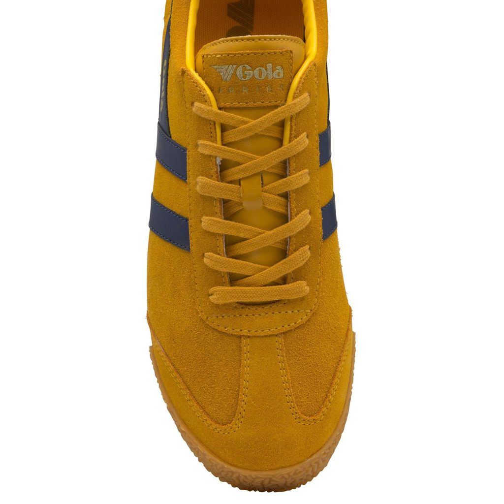 Gola Classics Harrier Suede Sneakers Marineblå Norge | ZKCBTX-046
