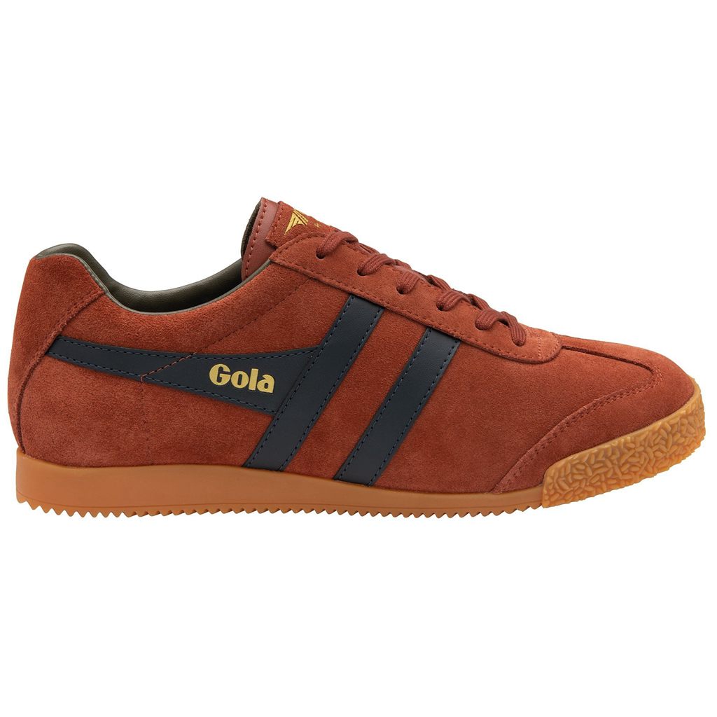 Gola Classics Harrier Suede Sneakers Marineblå Khaki Norge | BTMVXK-384