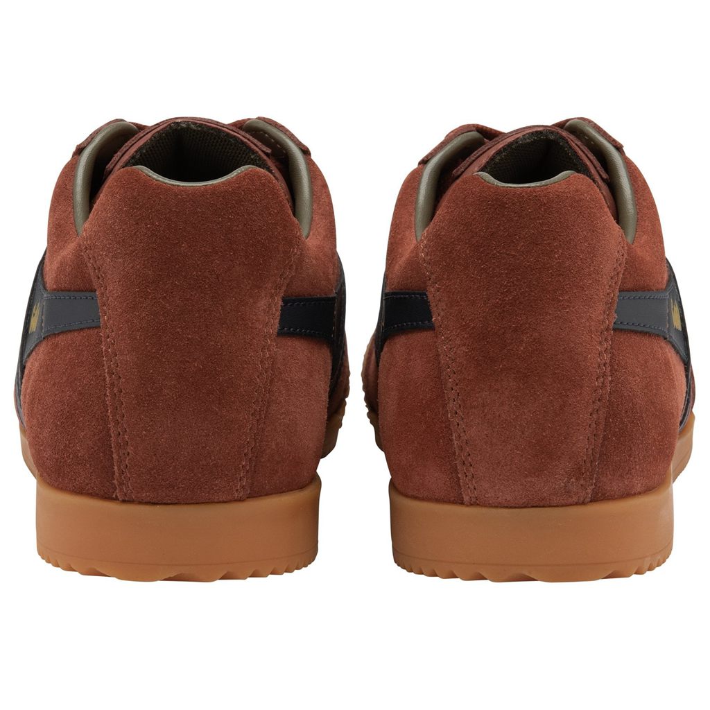 Gola Classics Harrier Suede Sneakers Marineblå Khaki Norge | BTMVXK-384